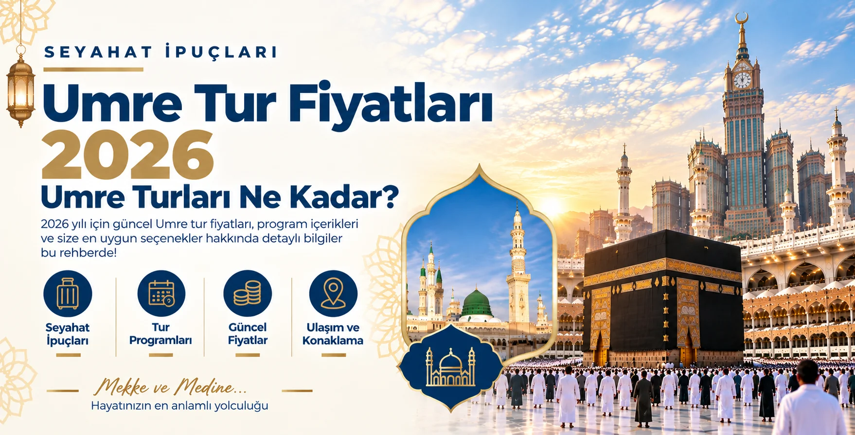 Umre Tur Fiyatları 2026 | Umre Turları Ne Kadar?