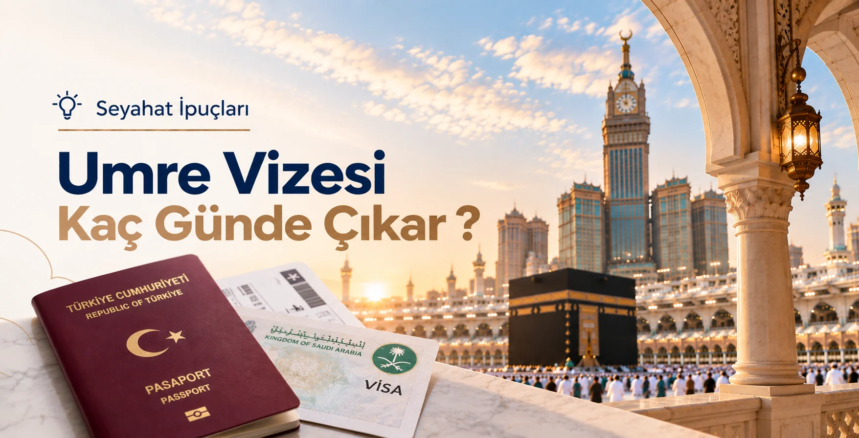 Umre Vizesi Kaç Günde Çıkar? Süre, Belgeler ve Takvim (2026)