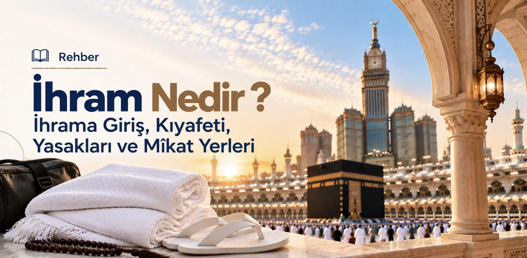 İhram Nedir? İhrama Giriş, Kıyafeti, Yasakları ve Mîkat Yerleri (2026)